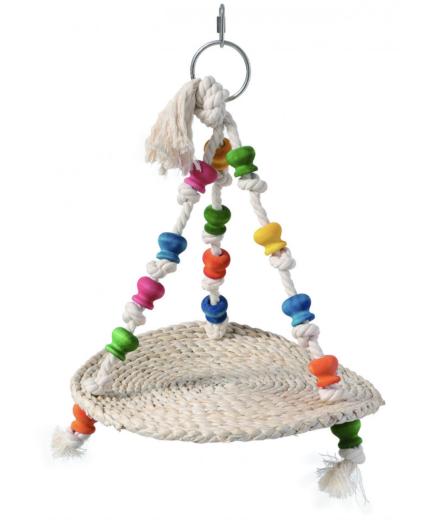 Adventure Bound Corn Husk Bird Hammock Parrot Swing